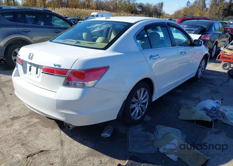 2012 Honda Accord 3.5 Ex-L из США, поврежденный, VIN 1HGCP3F87CA005798